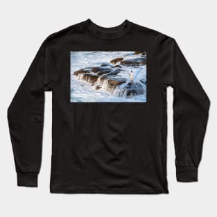 Fisherman On The Rocks Long Sleeve T-Shirt